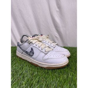 Size‎ 8 - Nike Dunk Low Washed Denim Clean White gum bottom